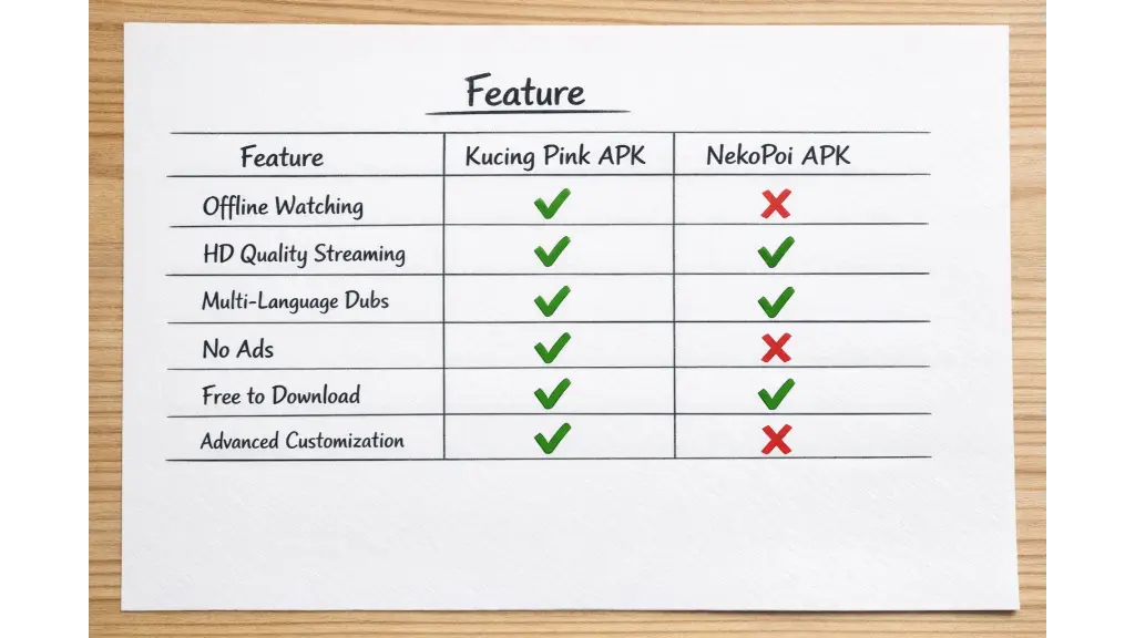 Kucing Pink APK vs. NekoPoi APK